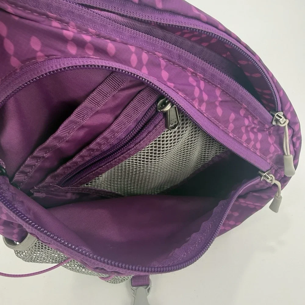 Eddie Bauer Purple Sling Backpack Single Strap Hiking Daypack Crossbody Bag